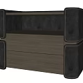 Modern Bedside Table With Metal Frame And Wooden Drawers Contemporary Design Style