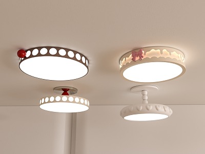 Children's room ceiling lamp model