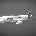 Airbus Fuel Efficient Undelivered Airliner With Tail 100 Logo Exterior Design