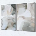 Abstract Animal Paintings With Neutral Gold Tones And Frame Options