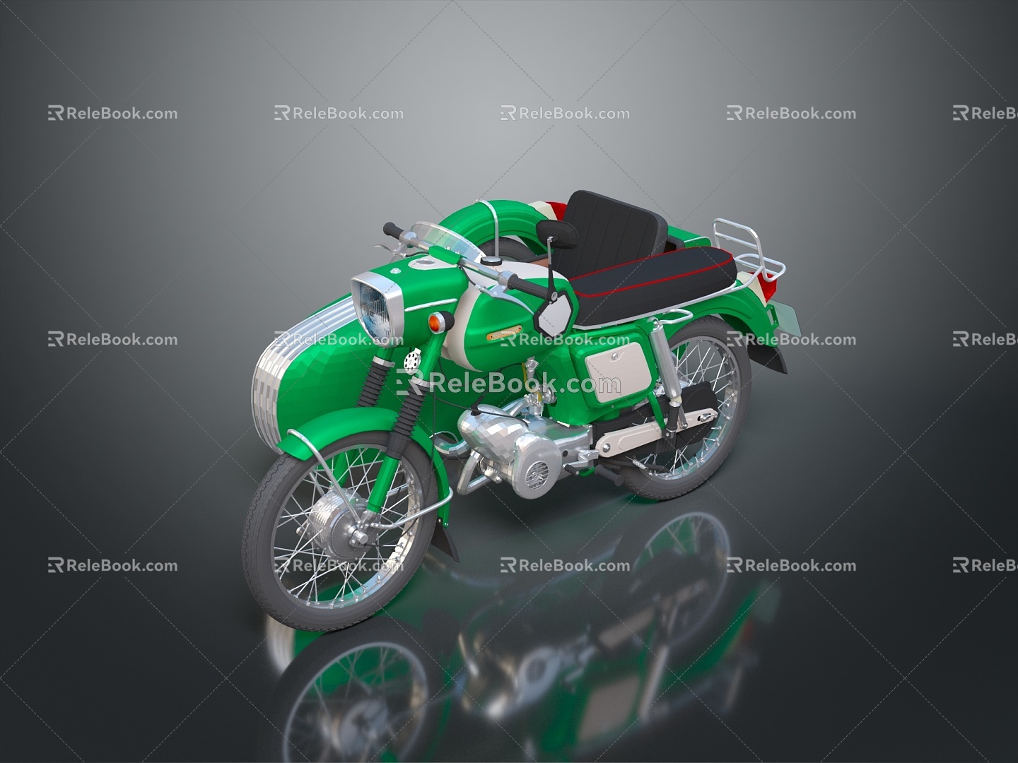 Motorcycle Two-wheeled Motorcycle Cross-country Motorcycle Road Race Motorcycle Motor Vehicle Transport 3d model