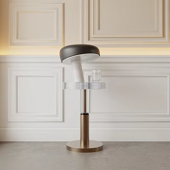 Modern Bedside Cabinet Ornaments Side Accessories 3d model