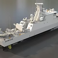 Cruise ship frigate warship destroyer warship missile ship low face number low model simple model game film and television class super realistic 3d model