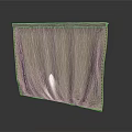 Gray Fabric Storage Container as Practical Daily Life Essential with Stitched Edges and Simple Design