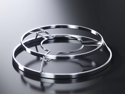 Stainless Steel Stackable Ring Trivets Durable Kitchen Cooking Tool Design For Home 3d model