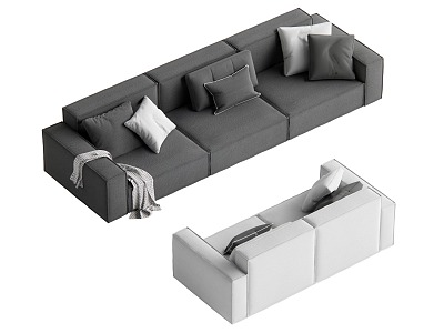 Modern Multiplayer Sofa 3d model