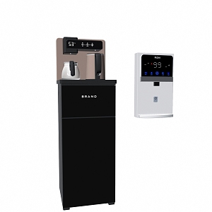 Modern water dispenser tea bar machine direct drinking machine 3d model