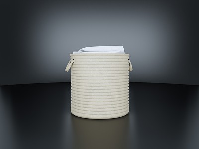 Modern towel basket 3d model