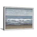 Modern Landscape Painting Blue Living Room Ocean Waves Decorative Painting 3d model