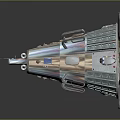 modern return capsule 3d model