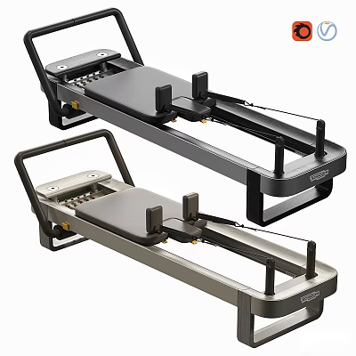 Modern Home Fitness Rowing Machines With Adjustable Durable Frame for Full Body Workout 3d model