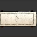 Old Rusted Air Conditioner Fan With Rust Spots On Metal Casing And Stand Base
