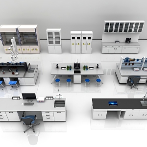 Modern Experiment Table 3d model