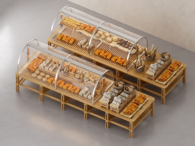 Bread Cabinet 3d model