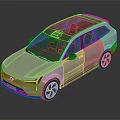 Modern White SUV With Sleek Exterior Design Panoramic Roof And Alloy Wheels