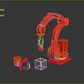 Robot Arm Mechanical Arm Robot Arm Robot Head Robot Parts Robot Hand Manipulator 3d model