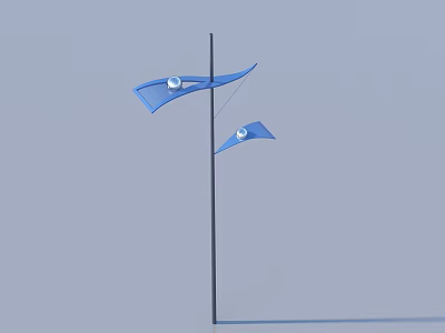 Street lamp outdoor lamp landscape lamp 3d model
