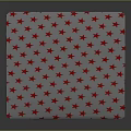 Stylish Cube Shaped Furniture With Red Star Pattern On White Surface Design