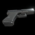 Pistol Glock 19 automatic pistol 3d model