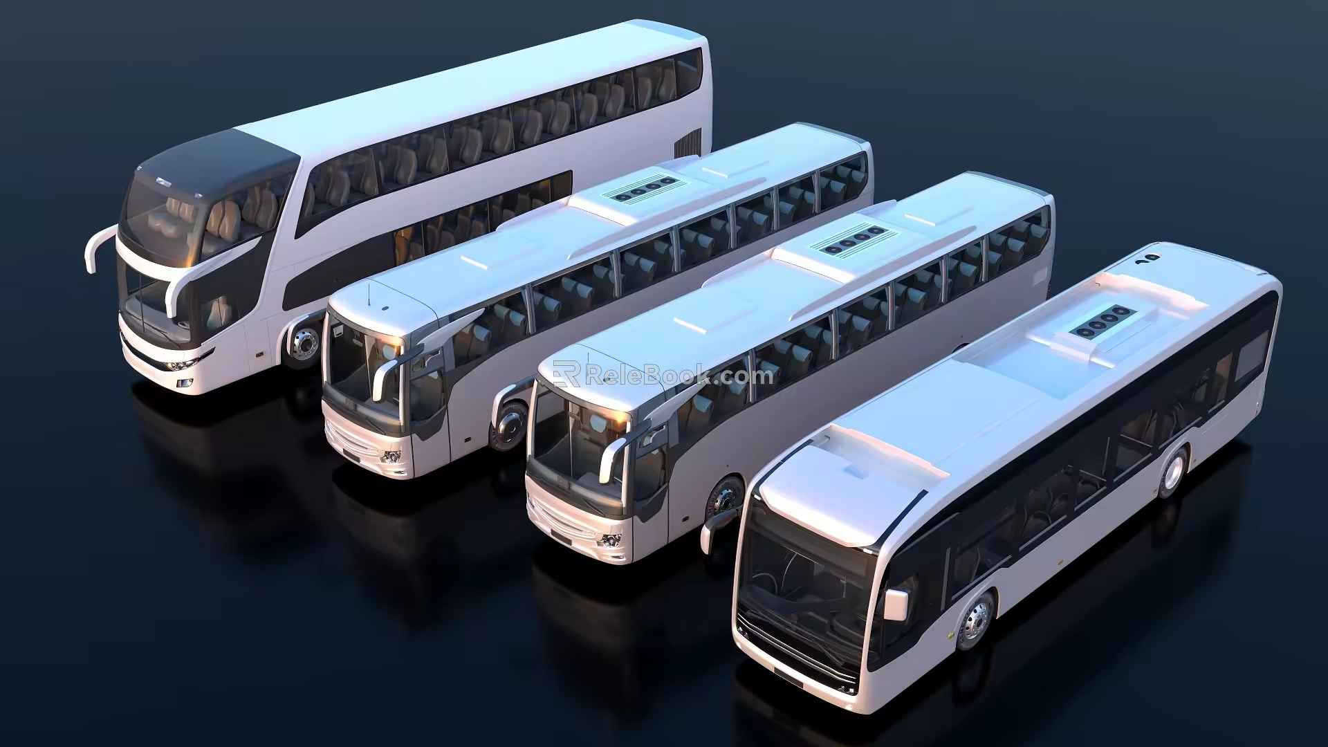 Bus Double Decker Bus Airport Bus Double Decker Bus Double Decker Bus 3d model