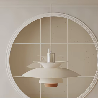Modern chandelier 3d model