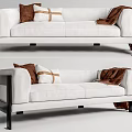 Modern double sofa 3d model