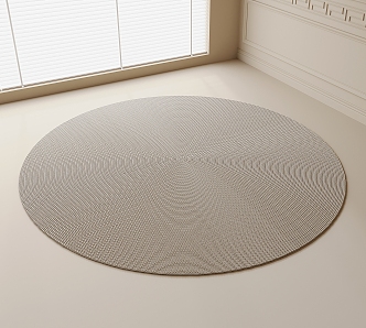 Round carpet 3d model