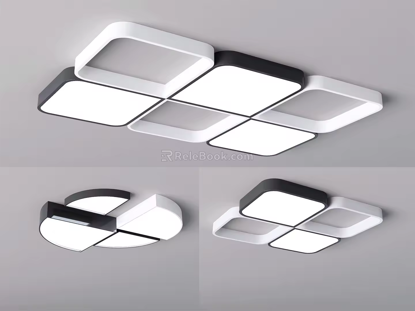 modern ceiling lamp 3d model