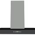 Modern Black Kitchen Range Hood With LED Light And Control Panel