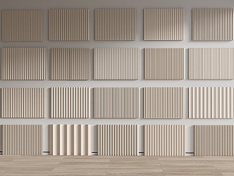 Modern wall panel wood veneer wall panel wall panel wall panel wall panel wood board 3d model