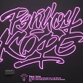 Pink Handwritten Script Neon Lighting Combination For Modern Interior Decorative Illumination