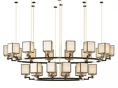 New Chinese Chandelier Multi-head Chandelier model