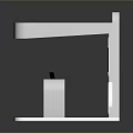 SPIDER VR Display Stand With White Frame Purple Panels And Blue Accents