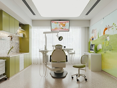 Dental consulting room Modern consulting room 3d model