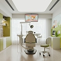 Dental consulting room Modern consulting room 3d model