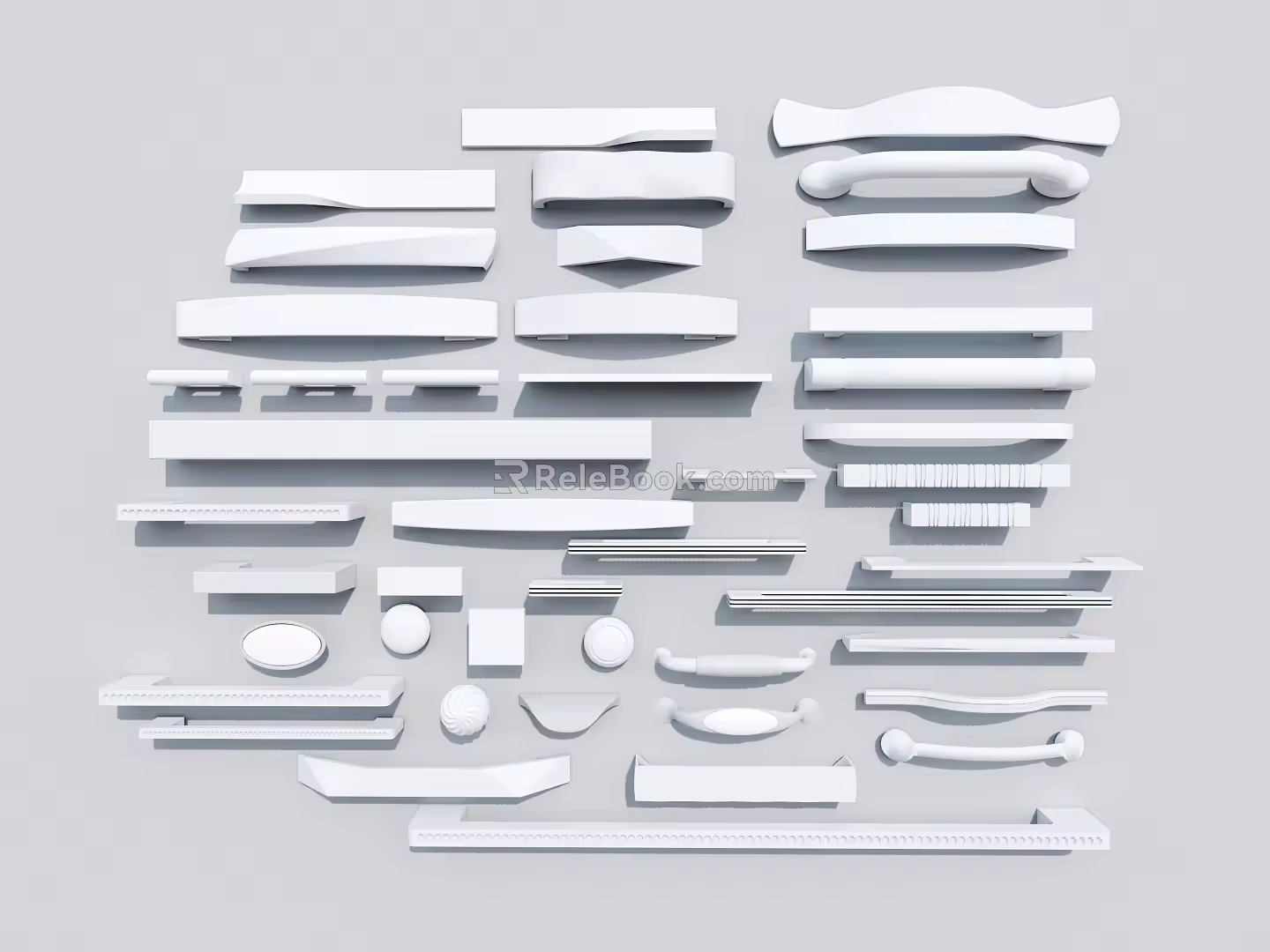Modern Handle Hardware Door Handle Cabinet Handle 3d model