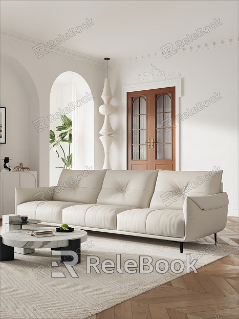 Sofa coffee table combination model