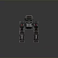 Complex Mechanical Tiger 3D Model With Metal Structure And Detailed Mechanical Parts