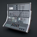 Synthesizer Tuner Mixer Distribution Box Central Control Distribution Cabinet Controller Console Main Console Low Face Number Low Mold Simple Mold Video Level Realism 3d model