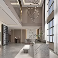 Modern Duplex Living Room With High Ceiling Large Windows And Marble Accents