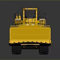 Large Yellow DOOSAN Functional Loader With Heavy Duty Bucket And Construction Tires