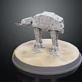 Modern Robot Star Wars Robot Machine Warrior 3d model