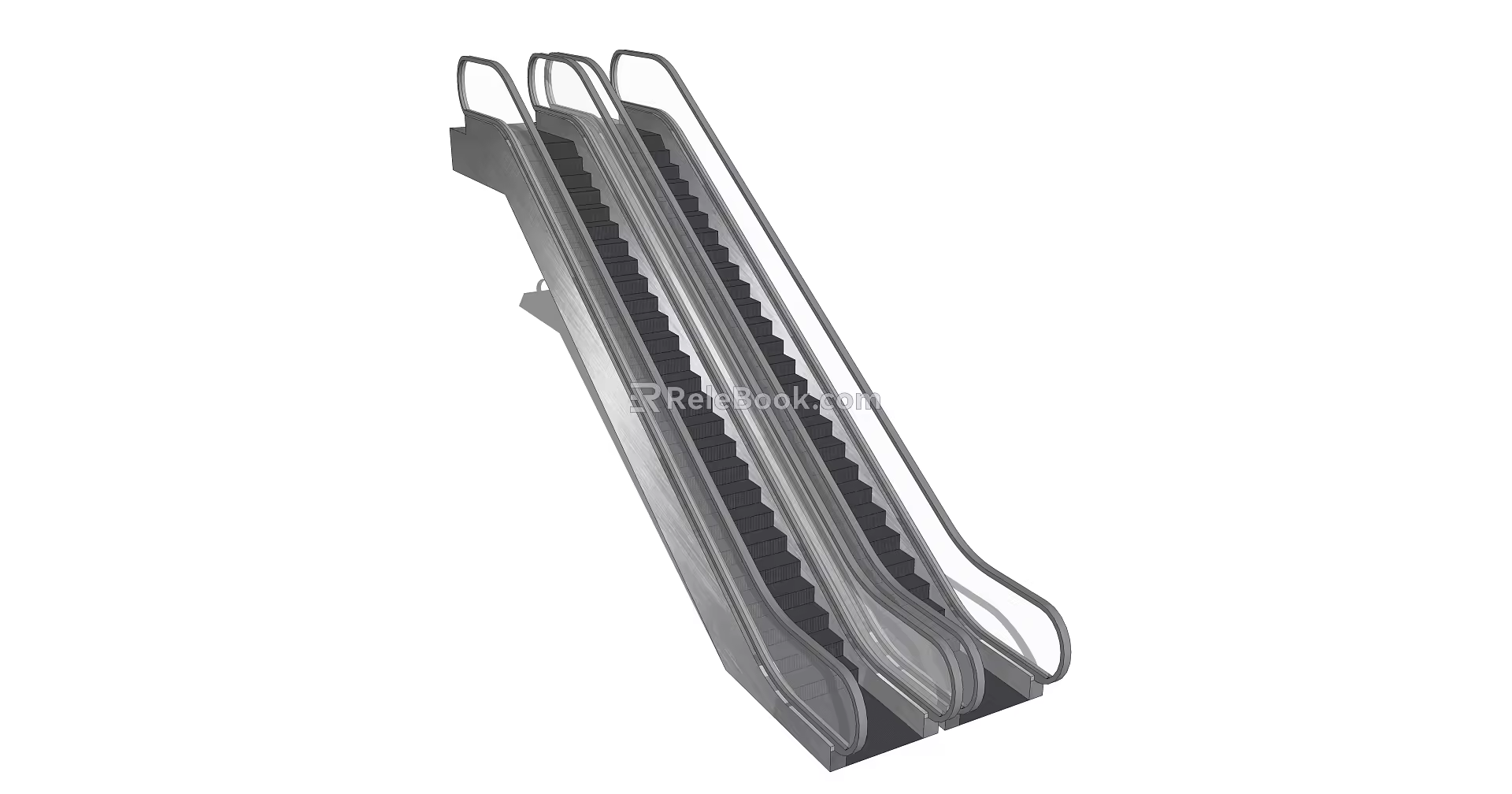 modern elevator escalator elevator 3d model