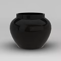 Tech Exhibition Hall Showcasing Black Ceramic Jar As Featured 3d model