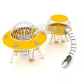 Large slide amusement facilities parent-child interaction children's play area children's activity area children's unpowered non-standard 3d model