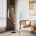 Modern Coat Rack In Contemporary Living Room