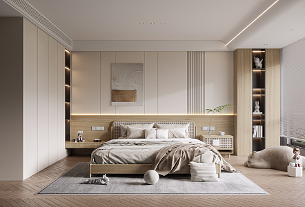 Modern Bedroom 3d model