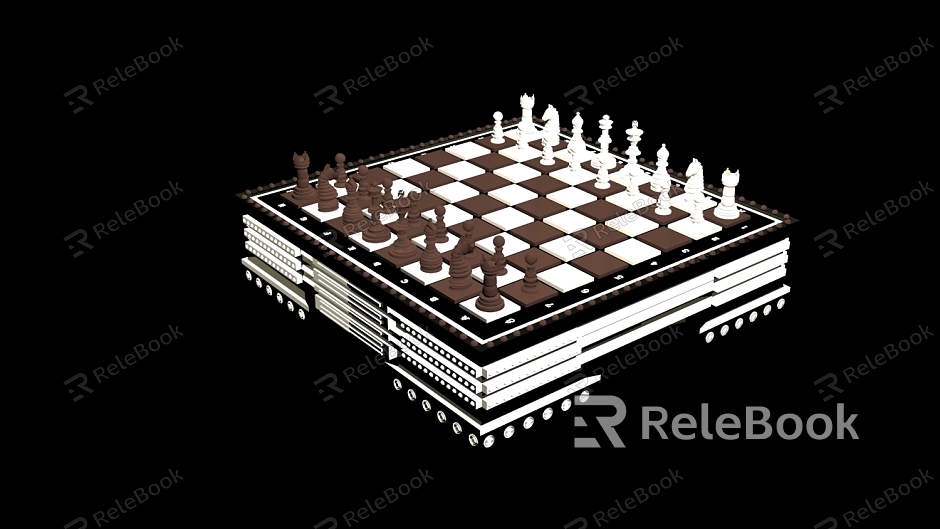 modern chess board model