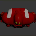 Detailed Red And Gold Iron Man Armor Standing Pose With Chest Reactor