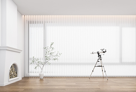 Modern venetian blinds dreamy venetian blinds 3d model